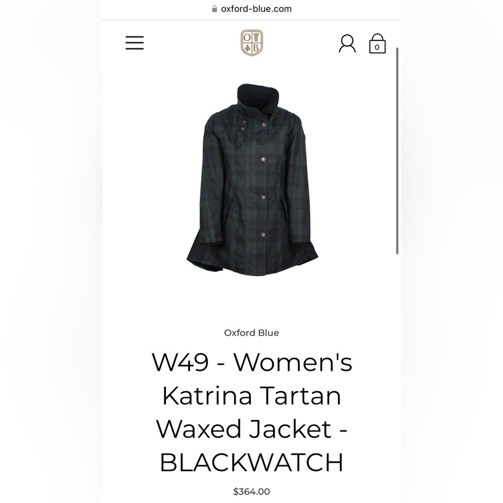 Women's Tartan Waxed Jacket